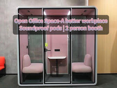 Open Office Space-Een betere werkplek Geluiddichte pods | 2 persoons stand
