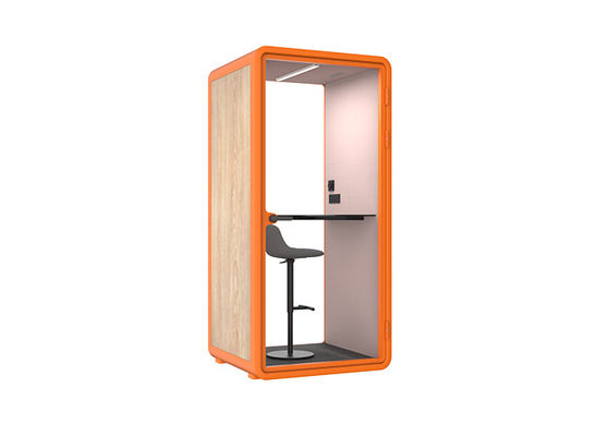 Small Office Box Phone Booth Portable Hot Sale Phone Box Private Work Space Meeting Sleeping Movable Office Easy to Install