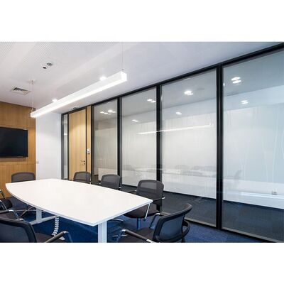 Soundproof Office Glass Partition Wall Glass Wall Partition System with Door