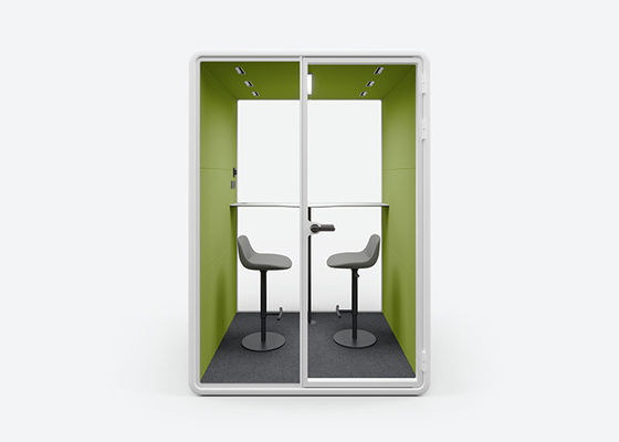 M-grootte stille telefooncabines vergaderruimte privacy akoestische kantoorcellen voor 1 - 2 personen