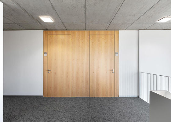 solide wand scheidingswand akoestisch gefilterd 45db+- geluidsreductie stalen paneel melamine bord witte kleur