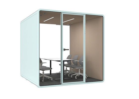 Modern geluiddichte akoestische cabine kantoor pod ontwerp werk draagbare geluidsdichte cabines geprefabriceerde thuisopname telefooncel te koop