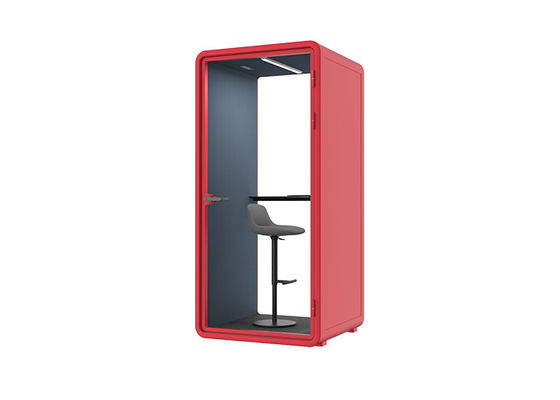 Ontmantelen Gemakkelijk te installeren Kantoorvergaderingspods Duurzame telefooncabine 10 mm dikte gelamineerd glas