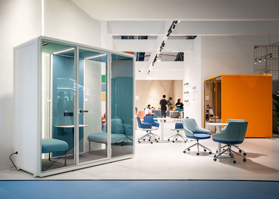 Hoogwaardige geluiddichte telefooncel akoestische kantoor vergadercellen met meubels uit China
