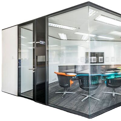 Office Demontable Modular Partitions System Aluminium Partition Wand Ruimte Ontwerp Office Glas Partition Wand